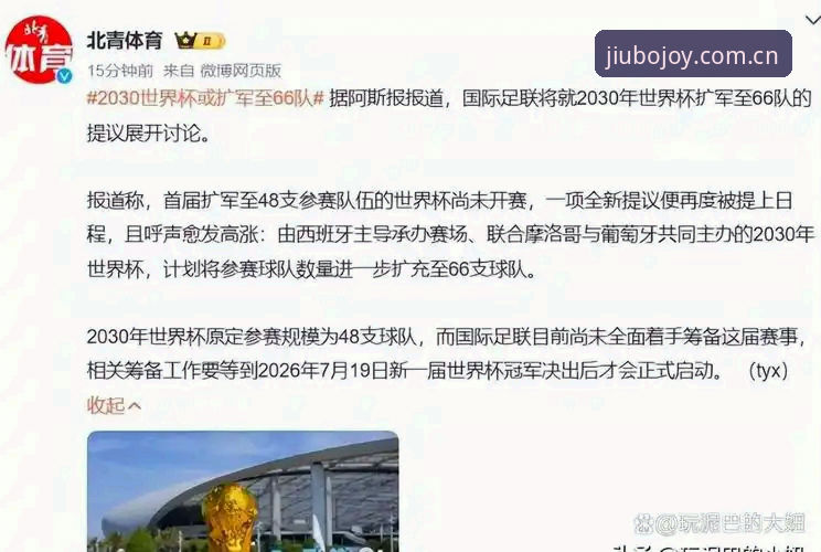 世界杯扩军至66队，中国男足能否搭上九博国际平台见证的这趟快车？